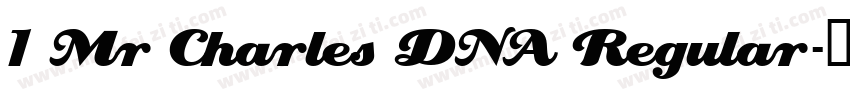 1 Mr Charles DNA Regular字体转换